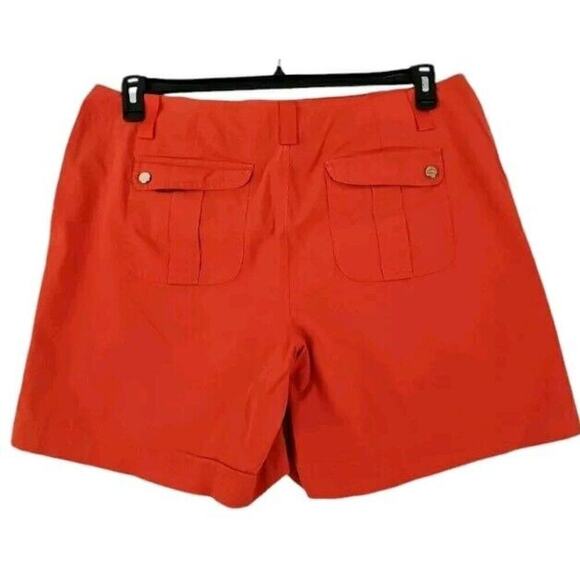 Lauren Ralph Lauren~Woman Size 16~ Orange Chino Bermuda Shorts Stretch Active. - Picture 8 of 9